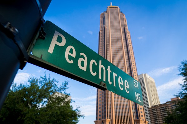 Peachtree Street Sign   Atlanta GA 4641 Print